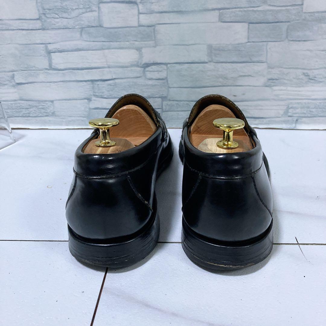 G.H.BASS ジーエイチバス ロファー LOGAN 革靴 黒 27 E