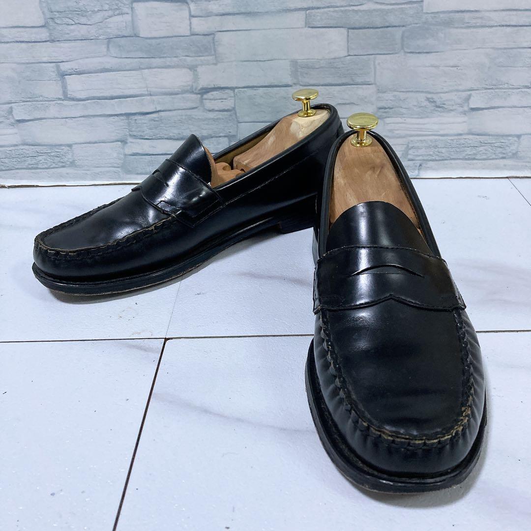 G.H.BASS ジーエイチバス ロファー LOGAN 革靴 黒 27 E