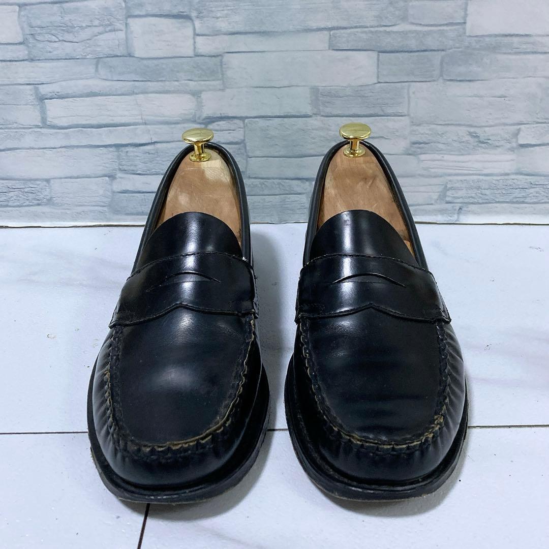 G.H.BASS ジーエイチバス ロファー LOGAN 革靴 黒 27 E