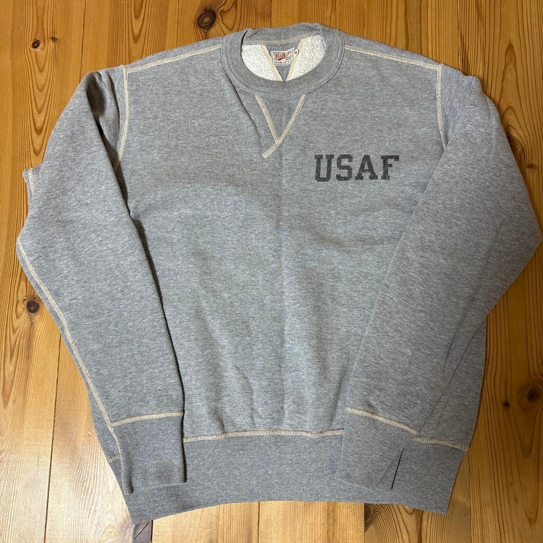 g*0様 トイズマッコイ USAF スウェット 42 グレー 美品 両V