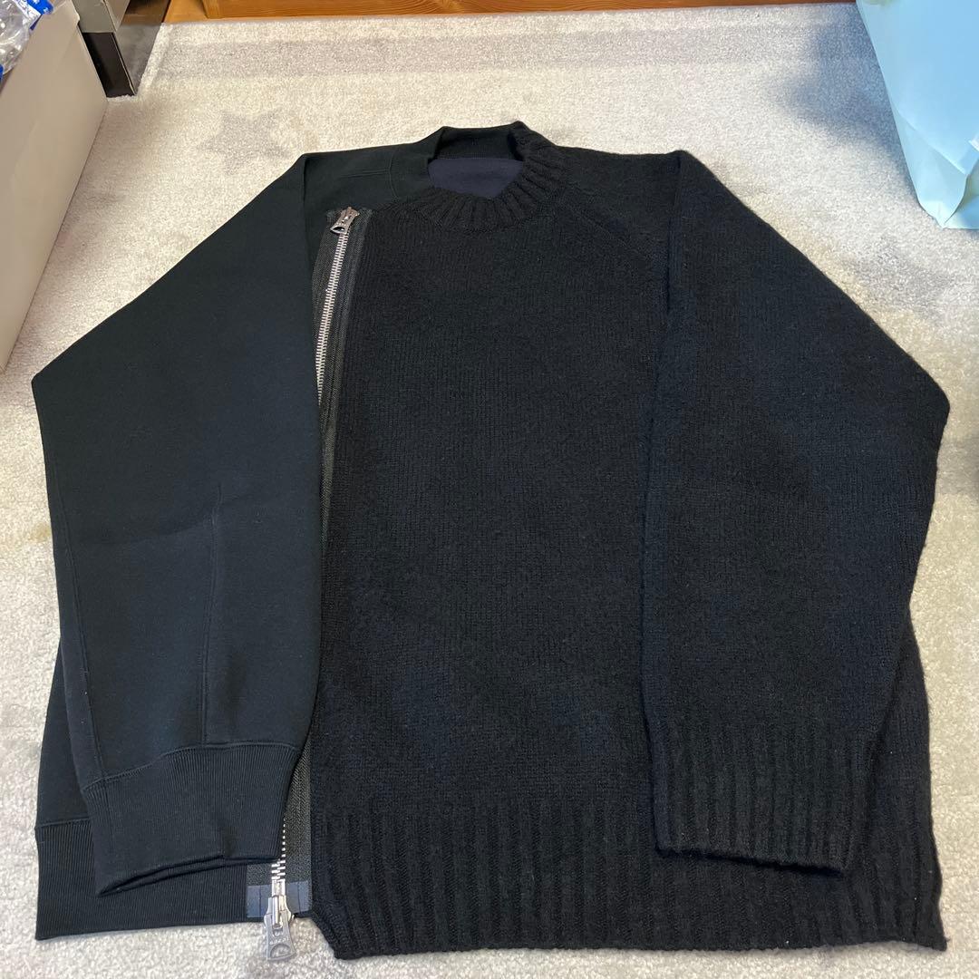 トップス sacai Knit Blouson サカイ - sacai | Knit Blouson-Black-2の通販 | RESTIR リステア