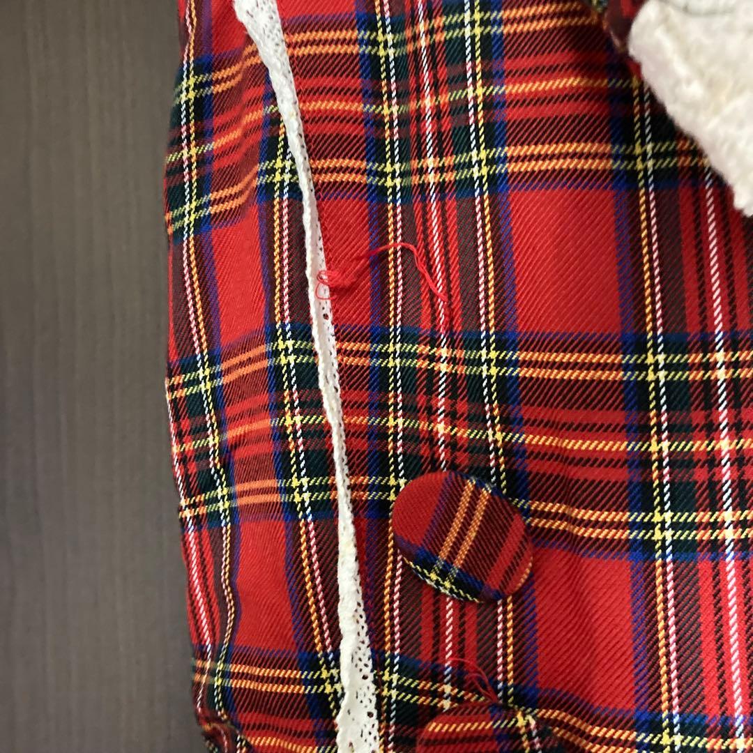 BABY,THE STARS SHINE BRIGHT 赤タータンチェックJSK - メルカリ