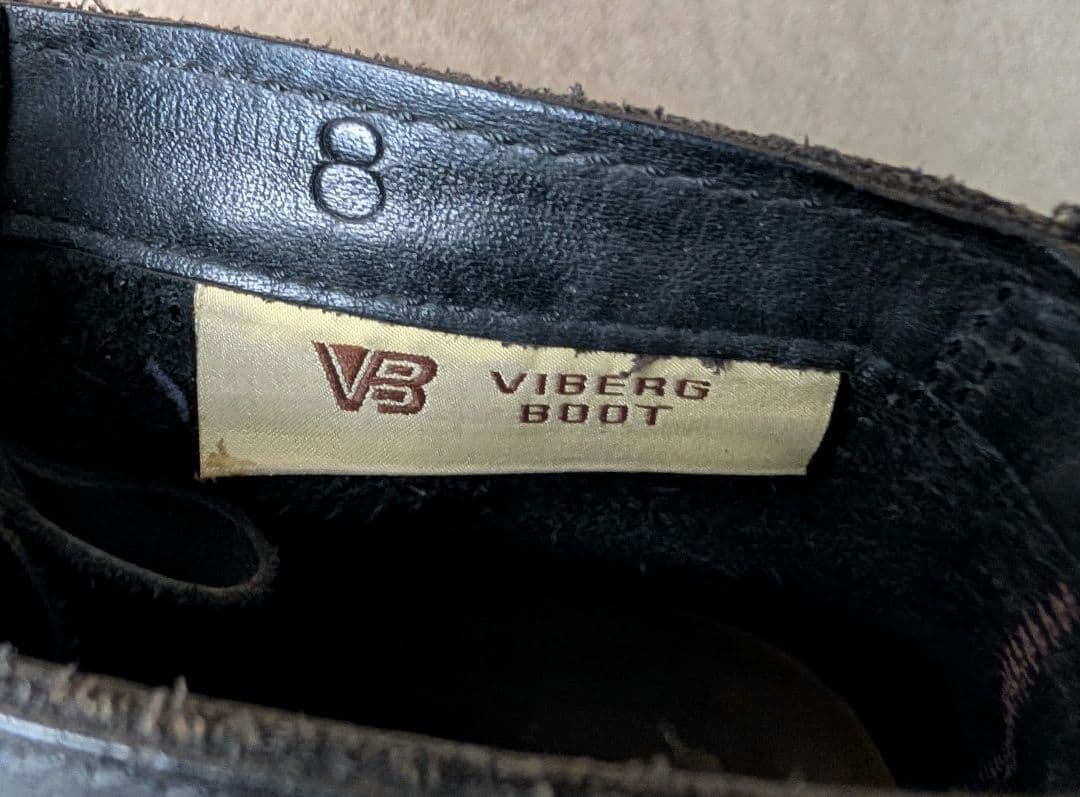 Viberg cap toe boots 8