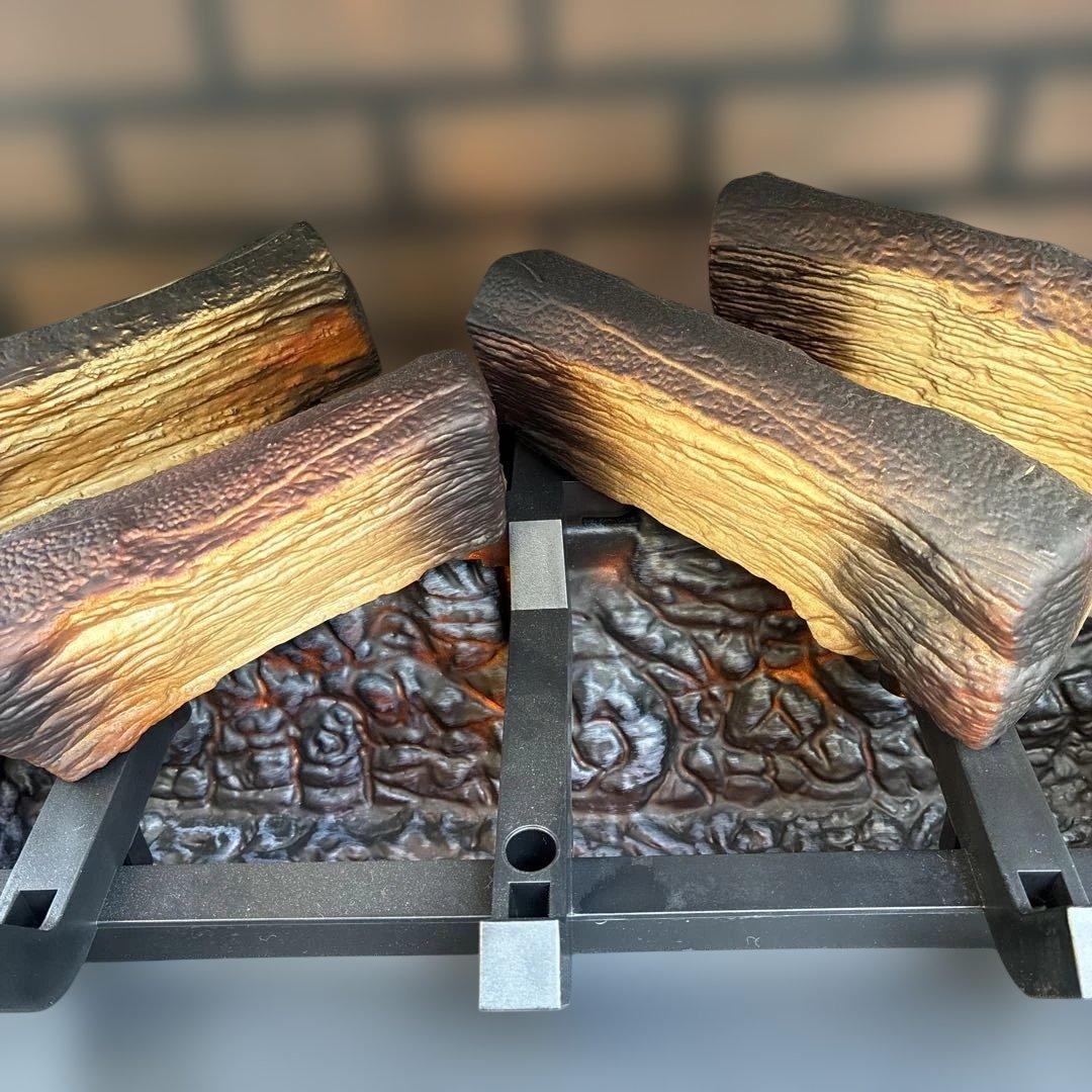 QVCジャパン フェイク暖炉型 電気ファンヒーター DFI-5010-01