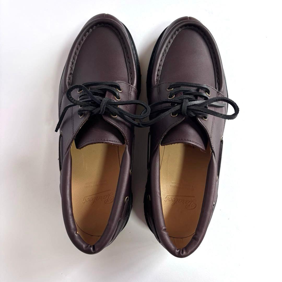 新品同様】パラブーツ シメイ EBONY レザーシューズ 8 フランス製 箱付
