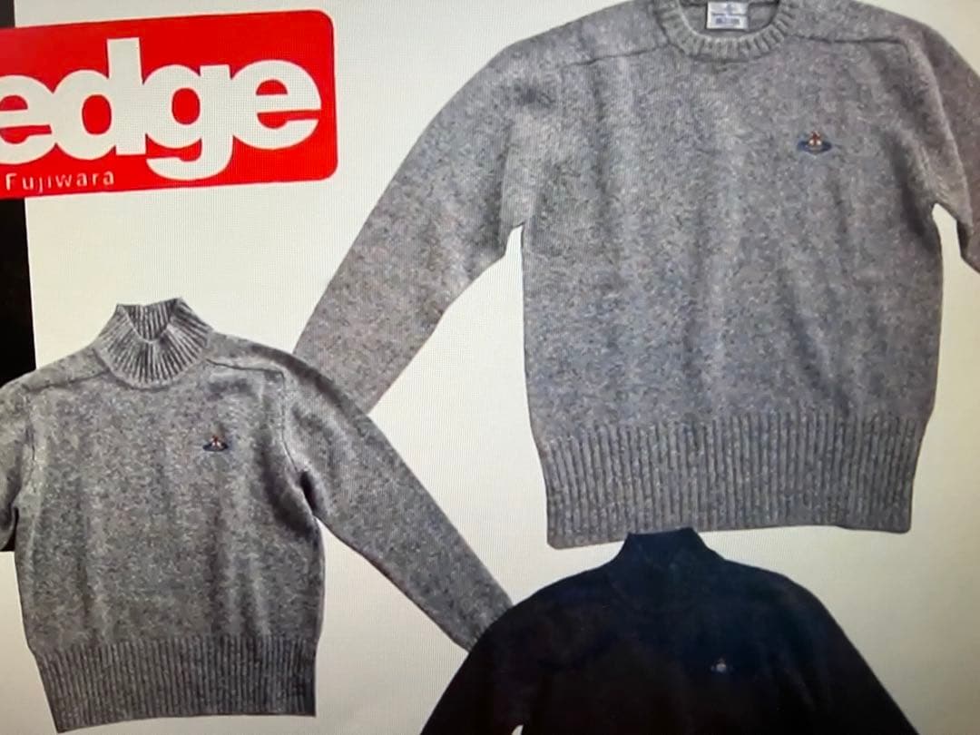 希少90s Vivienne Westwood ラムズウールセーター 藤原ヒロシ - メルカリ