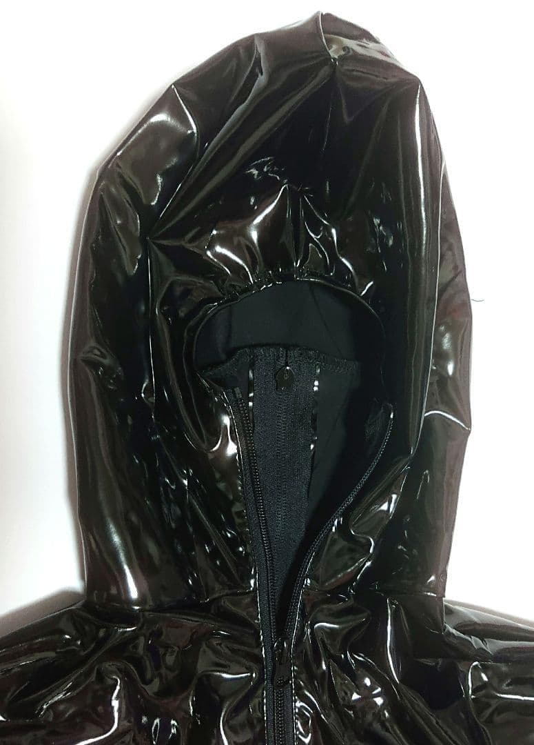 寝袋ゼンタイ拘束全身タイツ光沢エナメルマミーボンデージコスプレSM