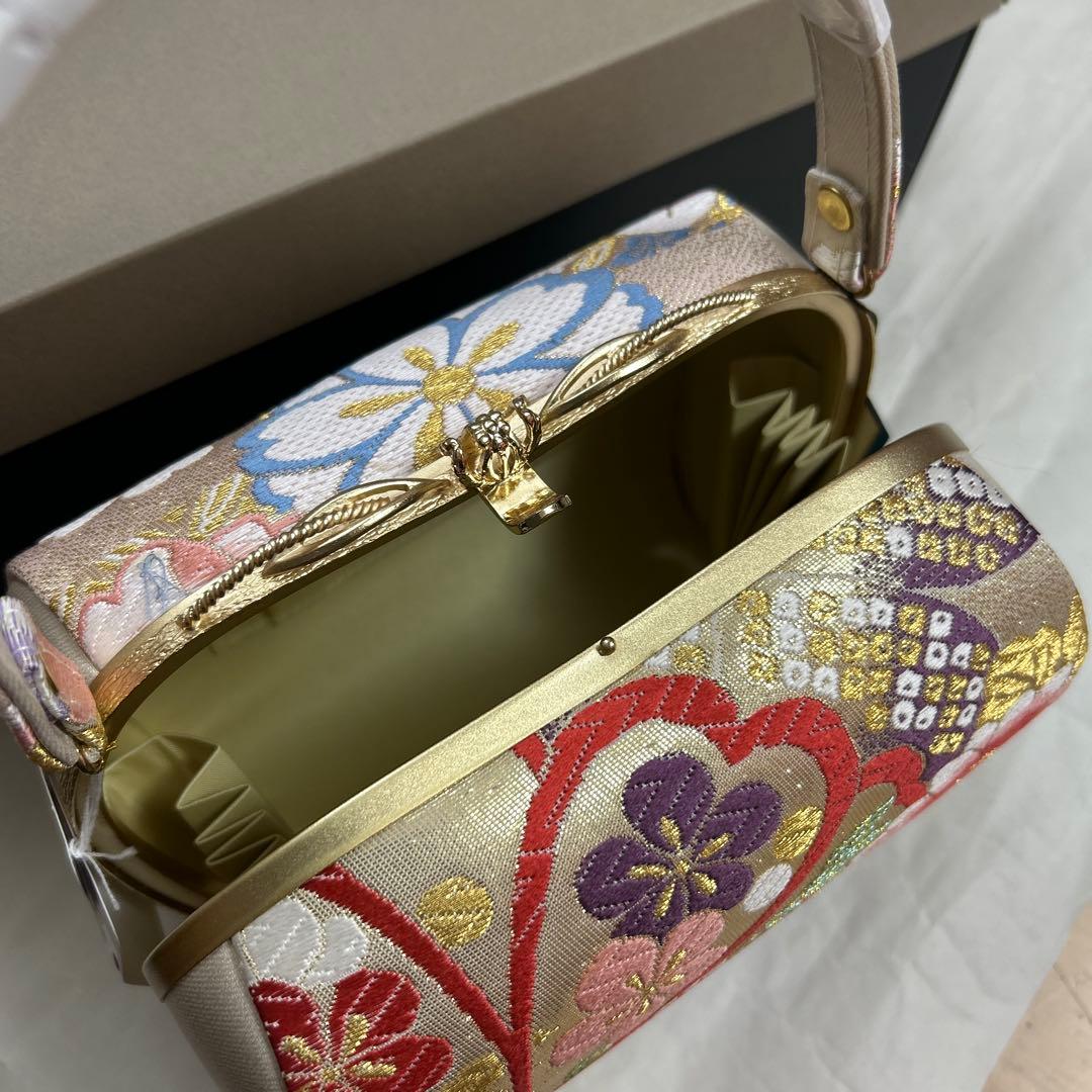 きょうこ様専用No.38 和装 草履、バッグセット 正絹 帯地 新品未使用