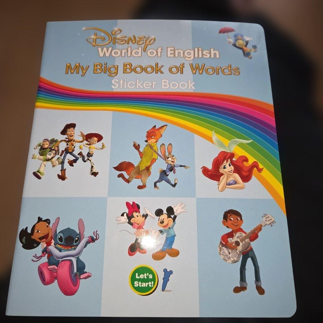 未使用】dwe ステッカーブック My big book of words - メルカリ