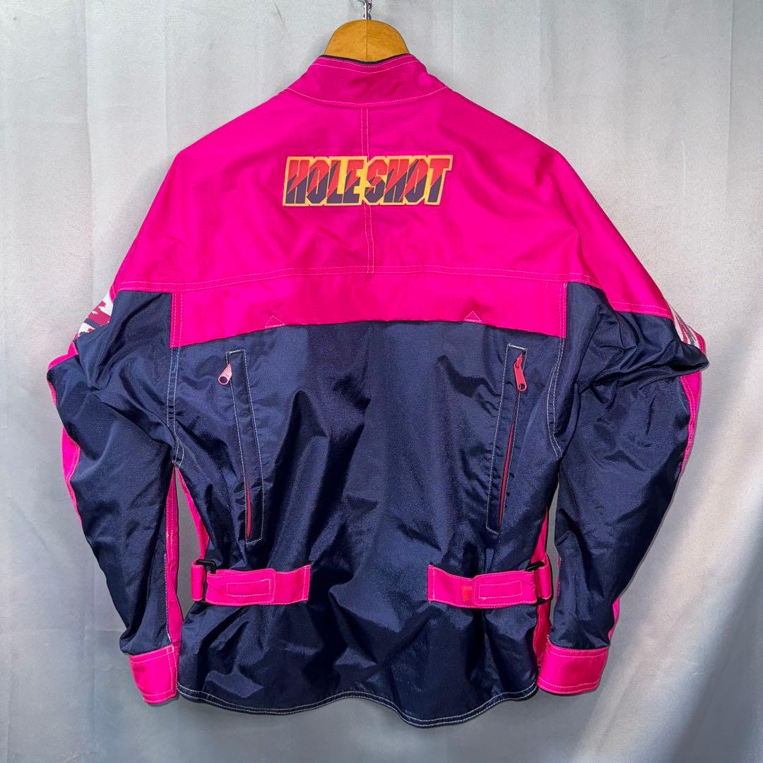 美品】HOLESHOT 当時物クシタニ バイクジャケット ピンク ライダース