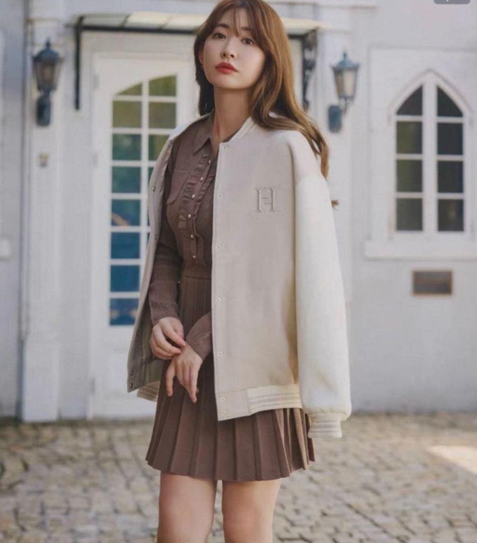 Herlipto H Logo Varsity Jacket M　スタジャン H Logo Varsity Jacket