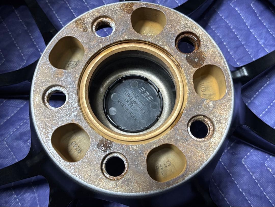 BBS RI-A 18インチ　10.5j +18ダイヤモンドブラック　4本セット