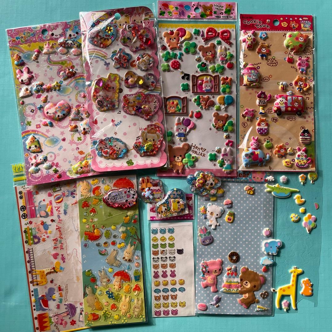 平成レトロ シールまとめ売り 大量 動物柄 - メルカリ