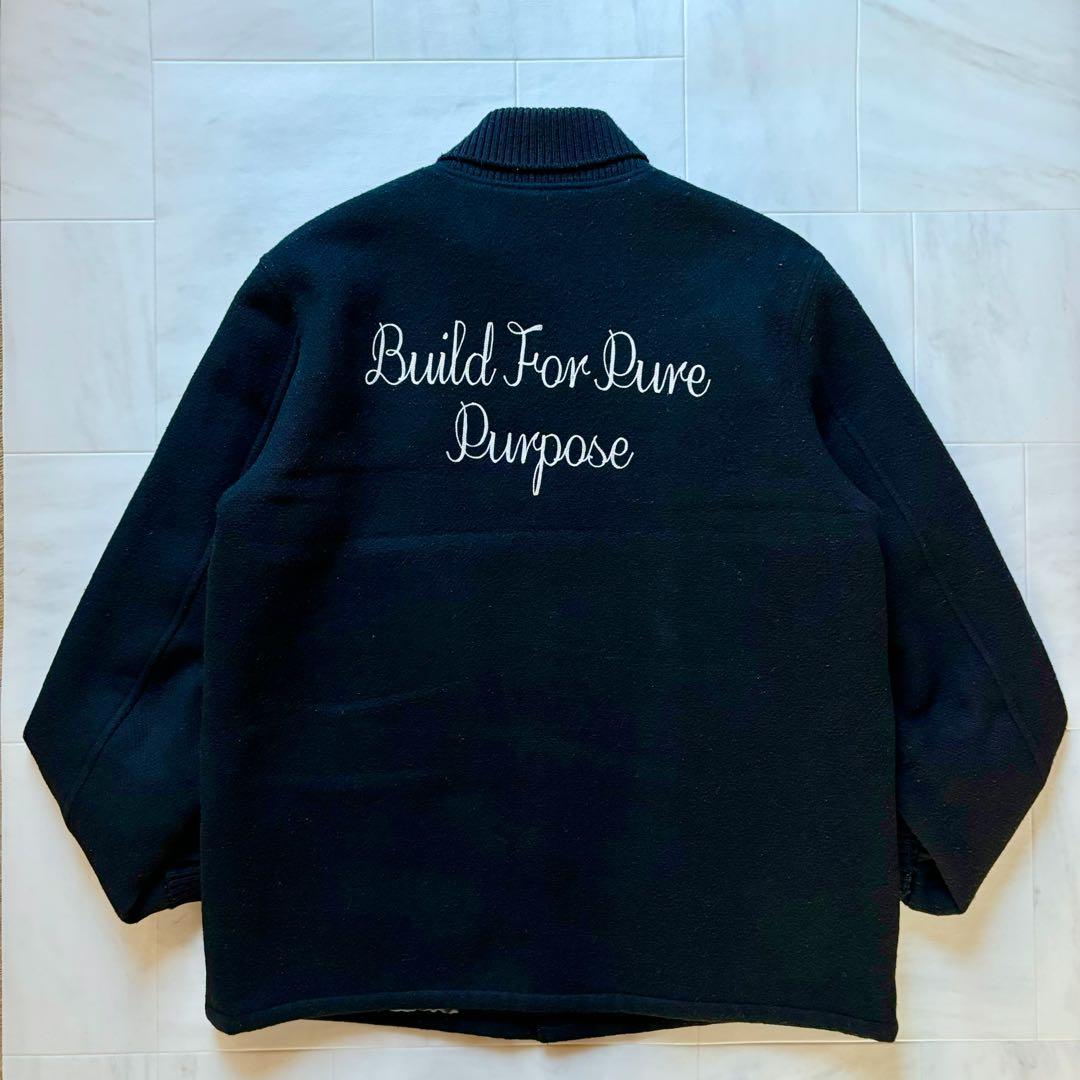 日本製】 キャリー メルトンファラオジャケット チェーンステッチ L