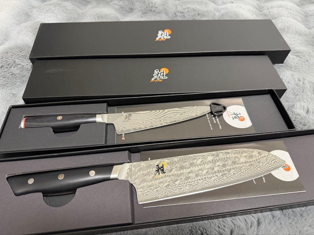 【新品未使用】雅 MIYABI 三徳包丁&小刀 2本セット 楽天市場】【公式】 MIYABI 雅 5000MCD セット 2pcs | ミヤビ ZWILLING