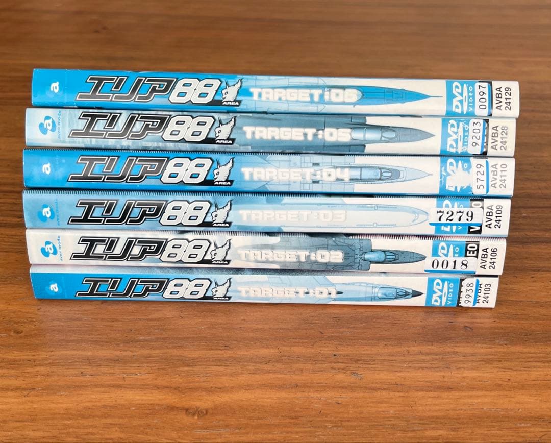 エリア88 DVD 全6巻　全巻セット