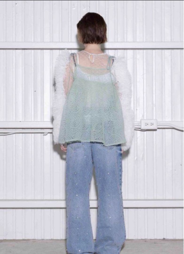 正規品】Bibiy. キャミソール トップス グリーン - メルカリ