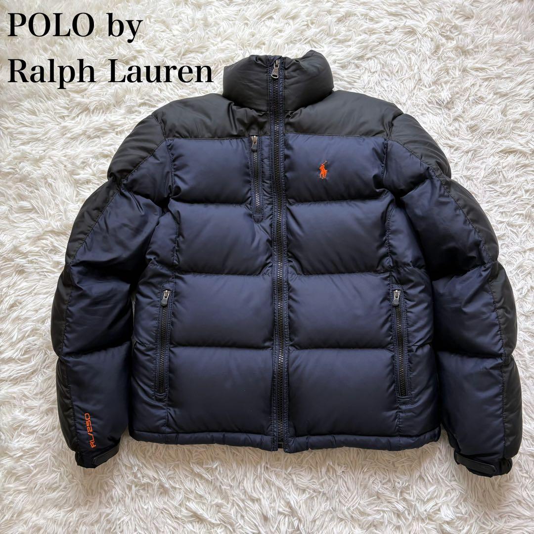 極美品 ラルフローレン ダウンジャケット S ツートーン ヴィンテージ