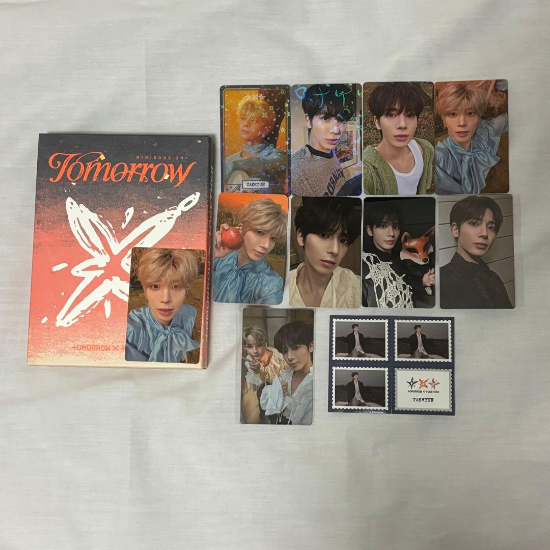 TXT TOMORROW Light テヒョン ラキドロ 特典 txt テヒョン トレカ ポップアップ 特典 ラキドロ TOMORROW - メルカリ