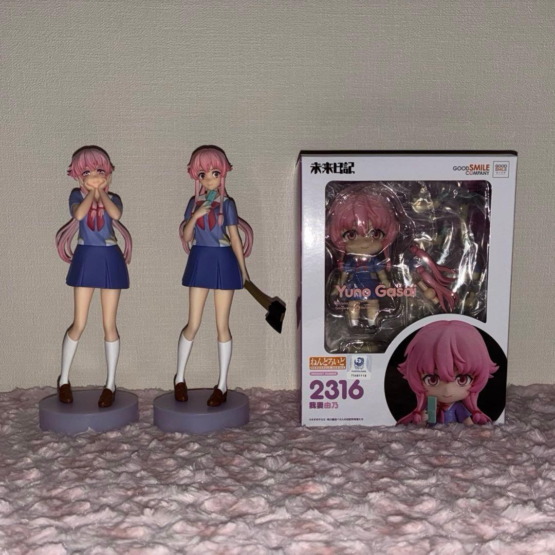 未来日記 我妻由乃 フィギュア 3点セット - メルカリ