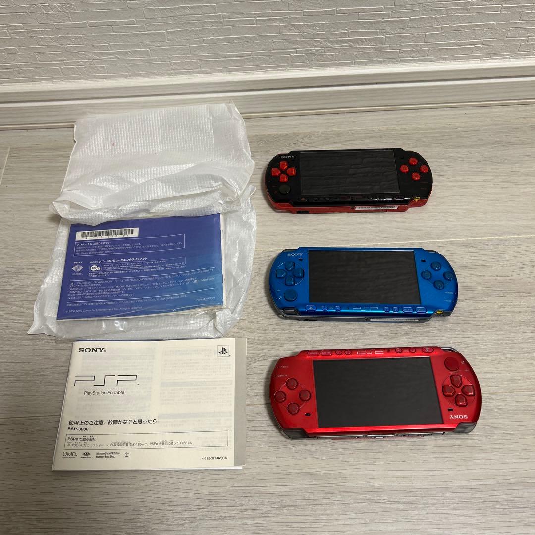 動作未確認 PSP-3000 箱付き モンハンモデル 他3台 ジャンク - メルカリ