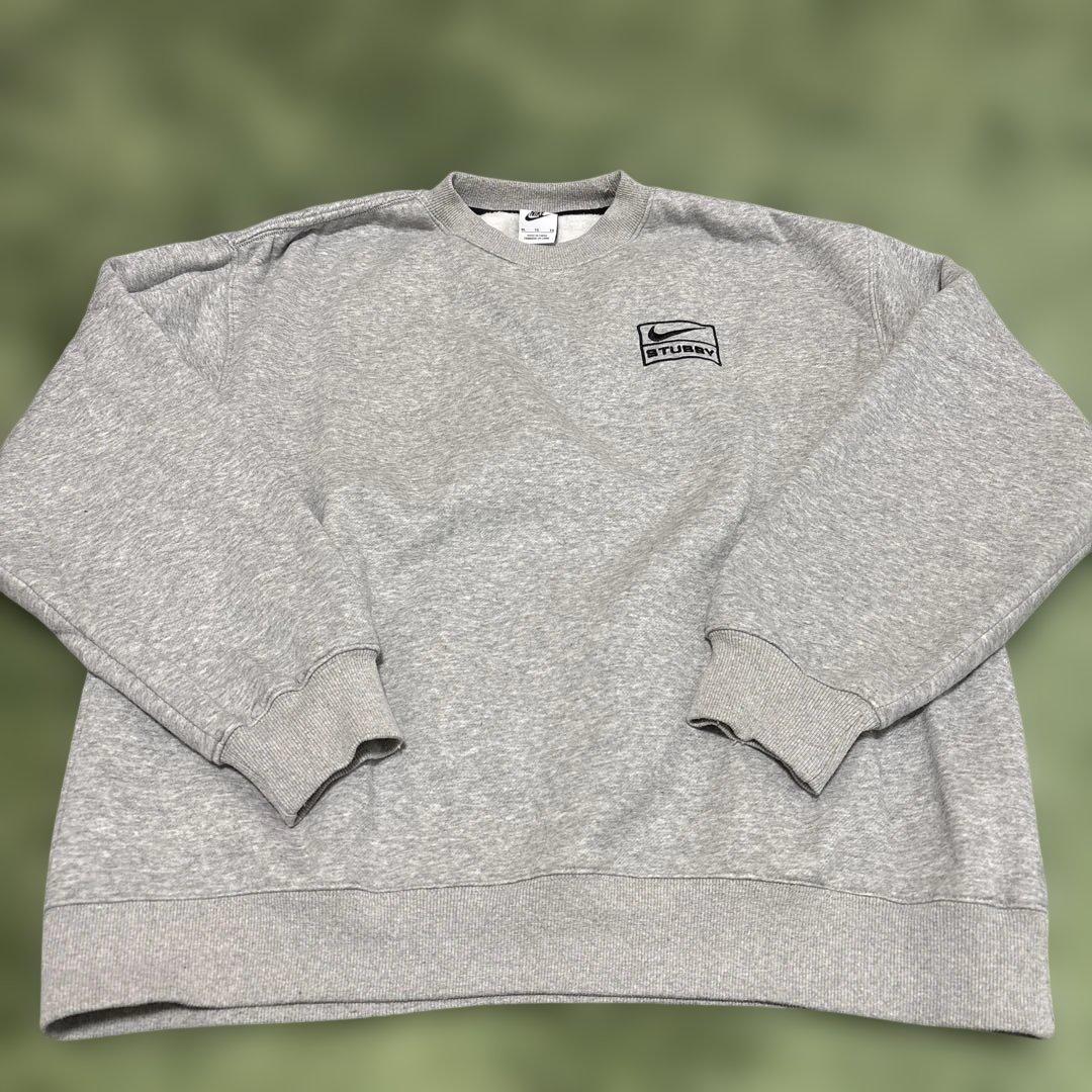 Nike x Stussy グレー スウェット XL - メルカリ