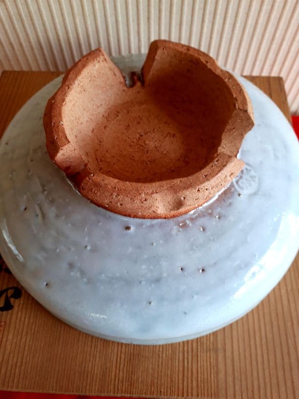 萩焼、仙石哲心の菓子鉢