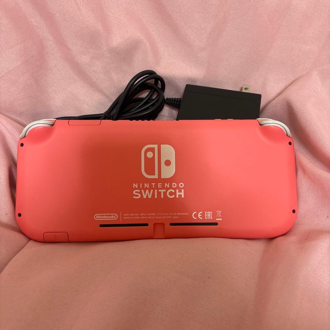 Nintendo Switch Lite ピンク 本体と充電器のみ動作確認済み - メルカリ