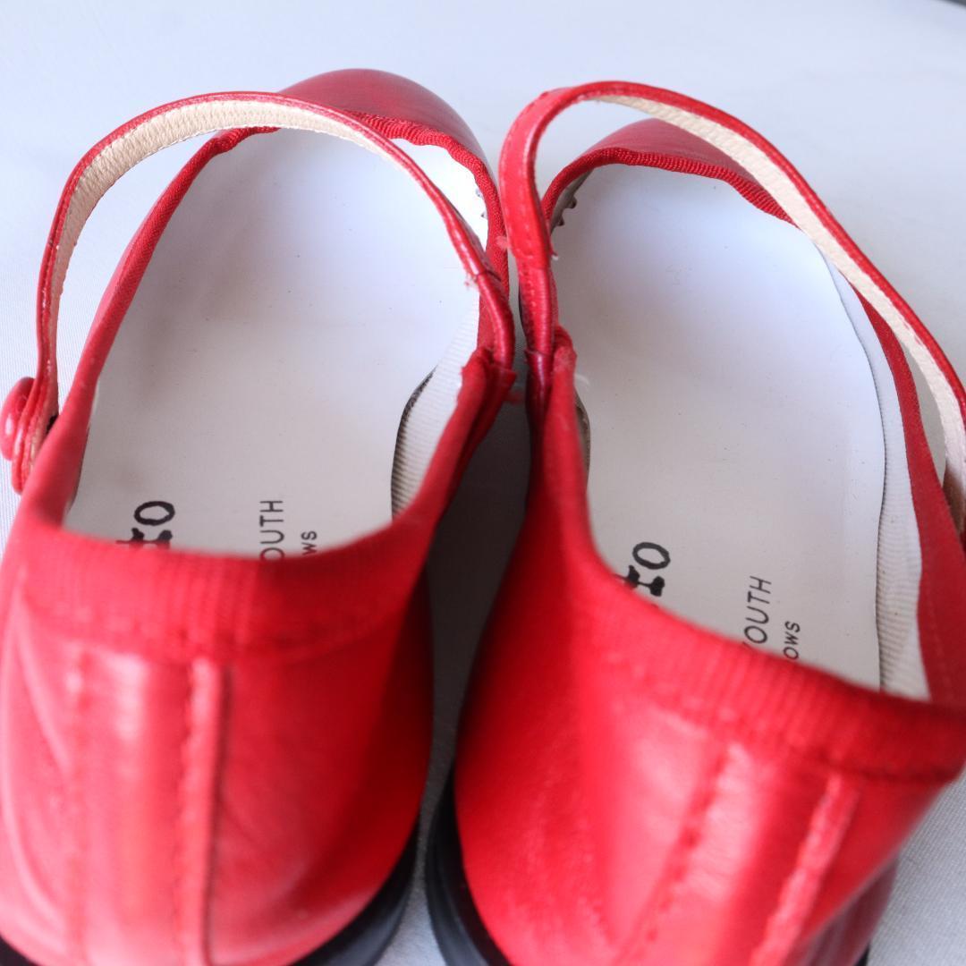 別注・限定復刻・未使用品レペット　リオ　メリージェーン　赤　36　22.7cm