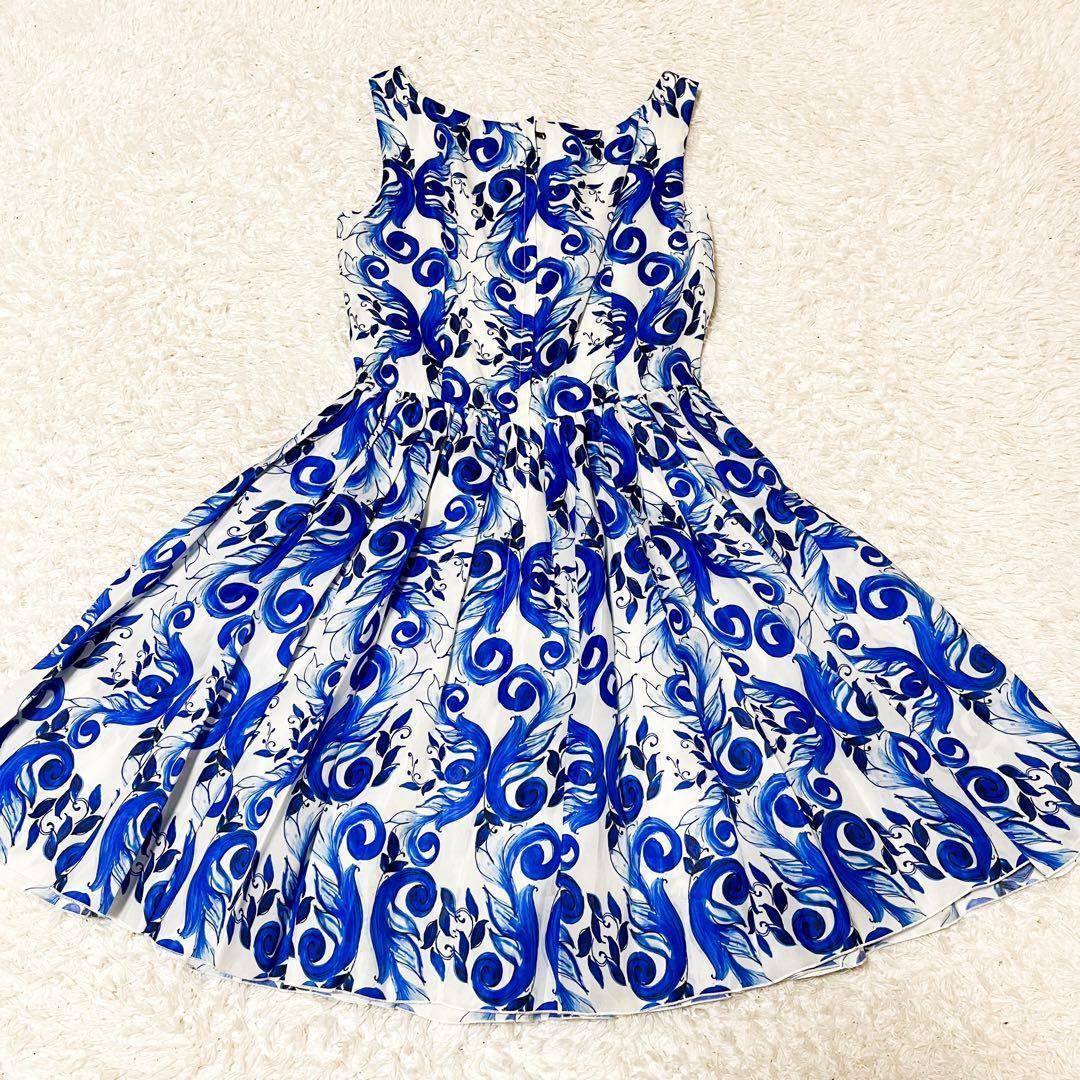 タグ付 近年 ドルチェ&ガッパーナ マジョリカ ワンピース ブルー