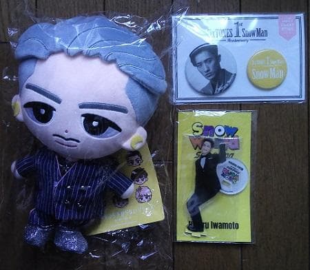 SnowMan BIGぬいぐるみ 缶バッジ SnowWorld アクスタ 岩本照 - メルカリ