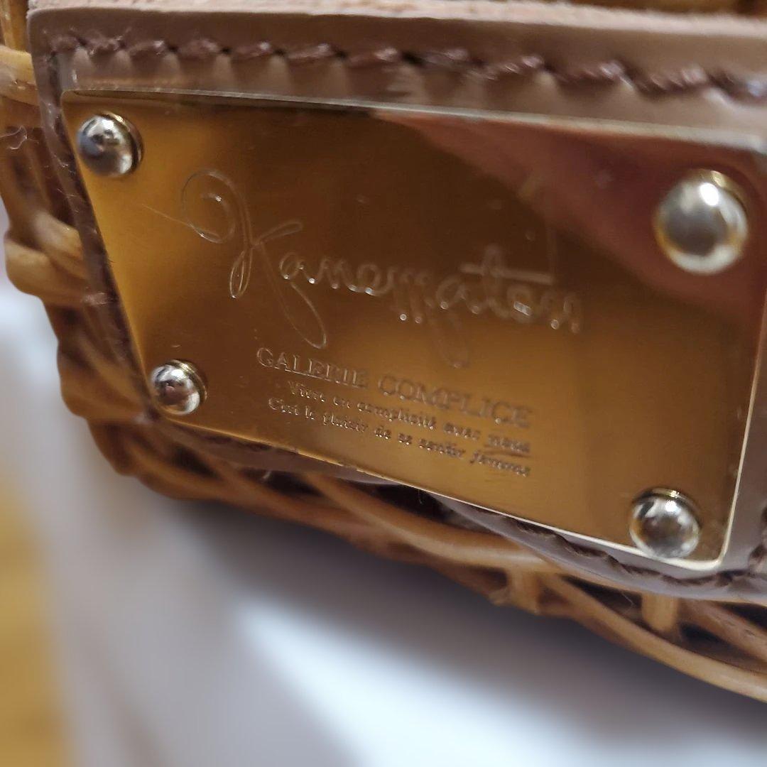 銀座かねまつ ブラウン かごバッグ Kanematsu(箱付き) - メルカリ