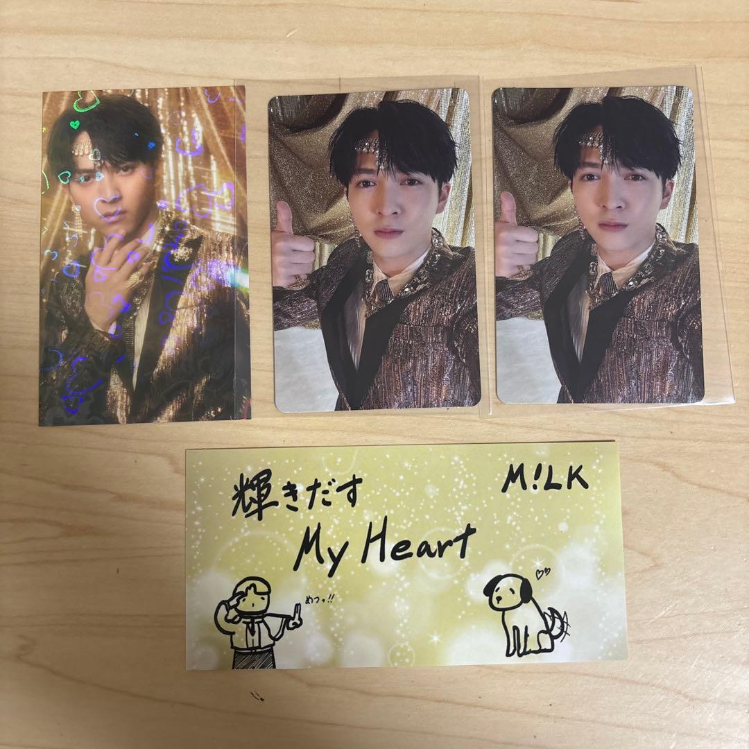 M!LK 吉田仁人 トレカ リリイベ ステッカー - メルカリ