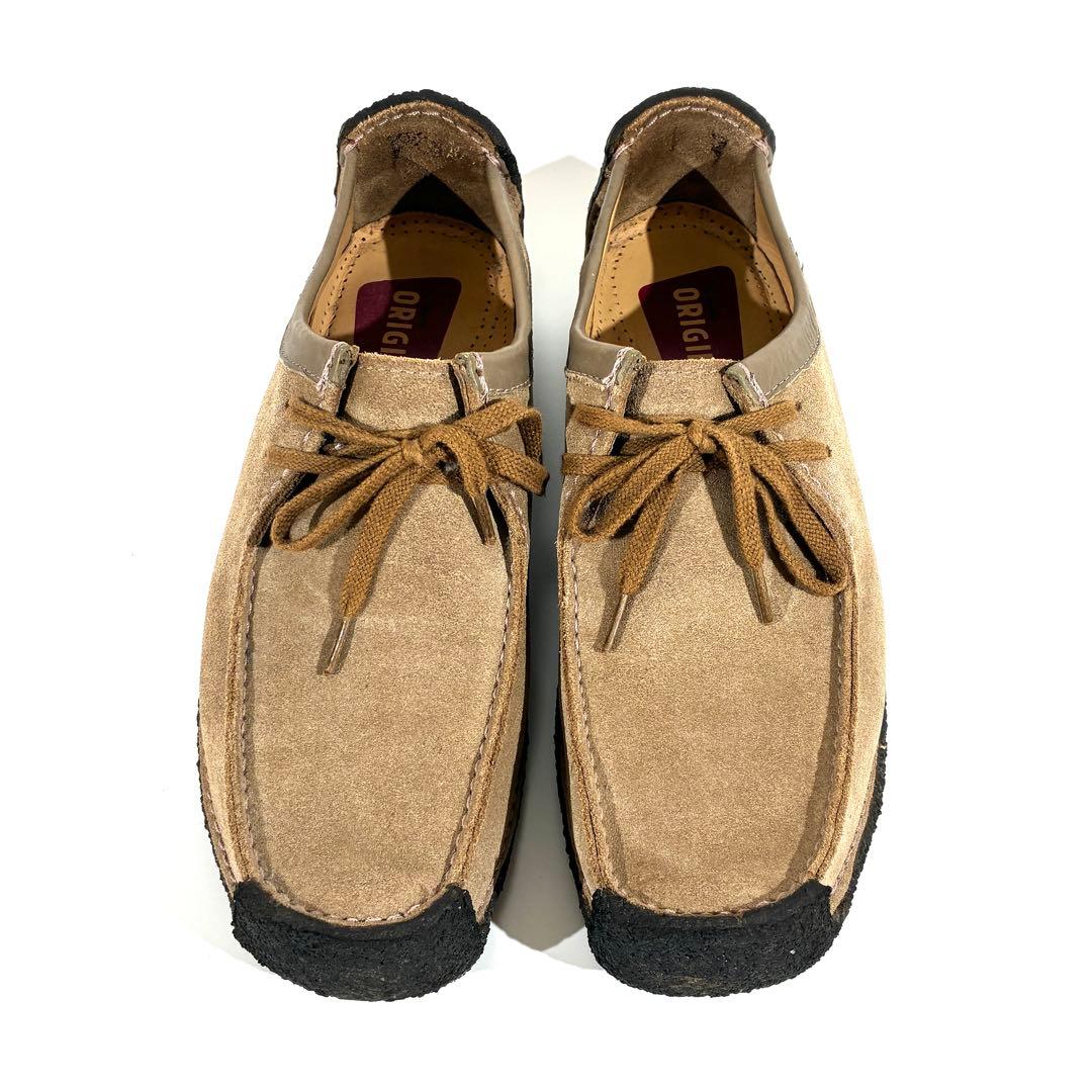 美品☆ クラークスオリジナルズ ナタリー ワラビー スエード キャメル