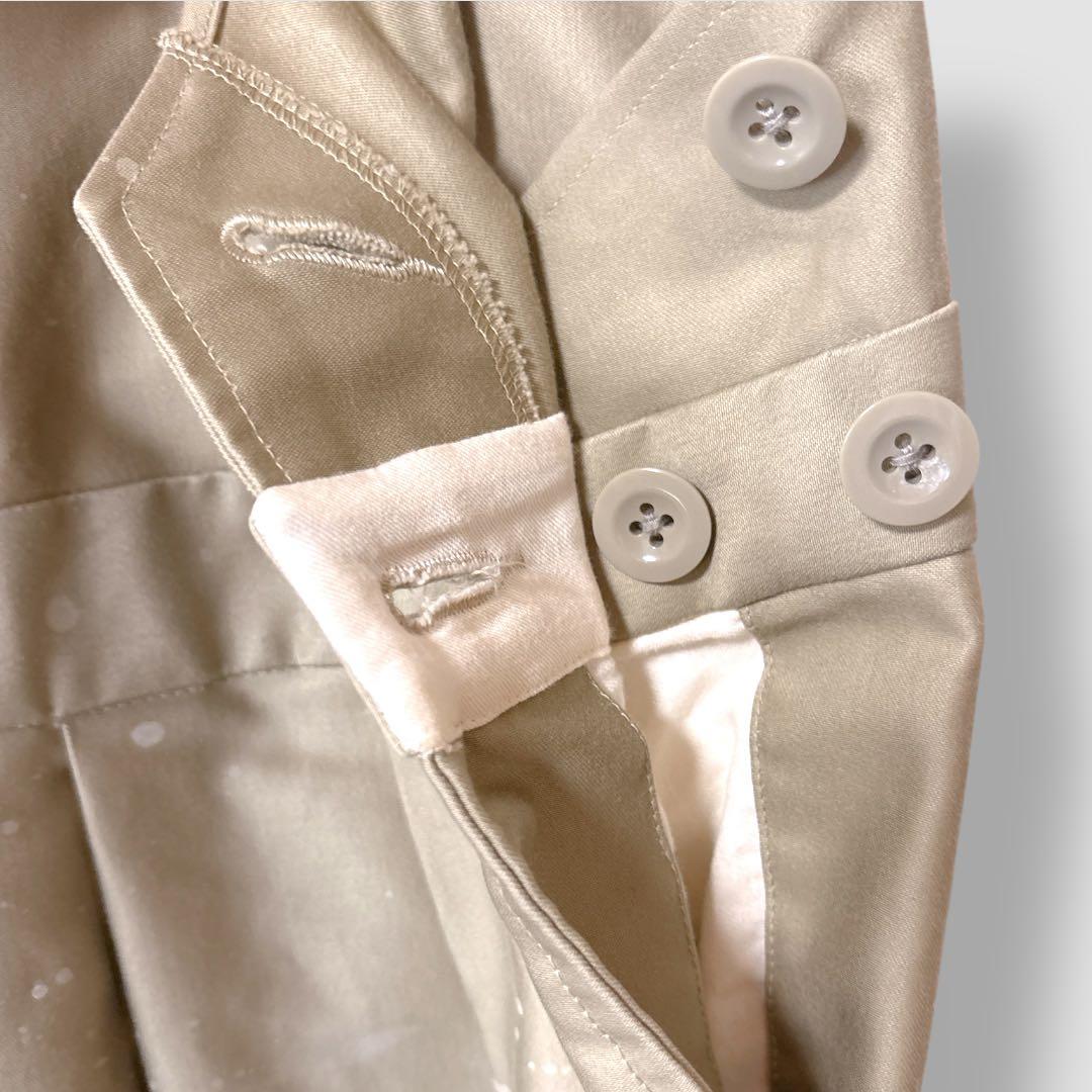 NEAT ニート オーバーオール ペイント加工 白ペンキ サロペット ベージュ