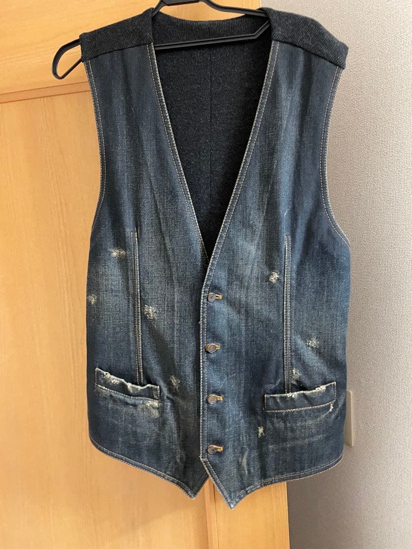 Dolce & Gabbana デニムベスト 赤西