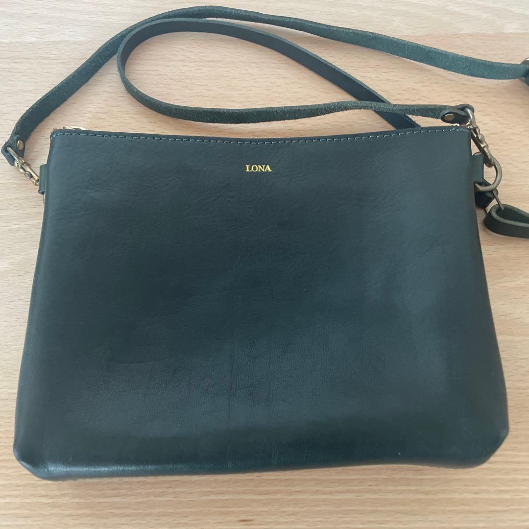 LONA Sleek sacoche -middle- ブリティッシュグリーン