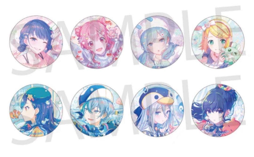 プロセカ グリ缶 缶バッジ 46B 2点 - メルカリ