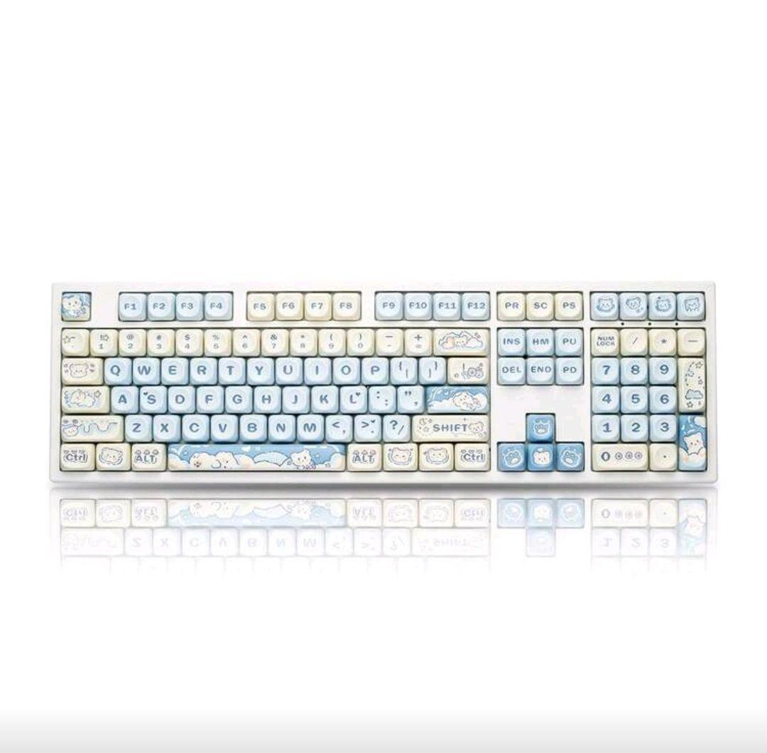 メカニカルキーボード 108KEY、青軸、US配列 - メルカリ