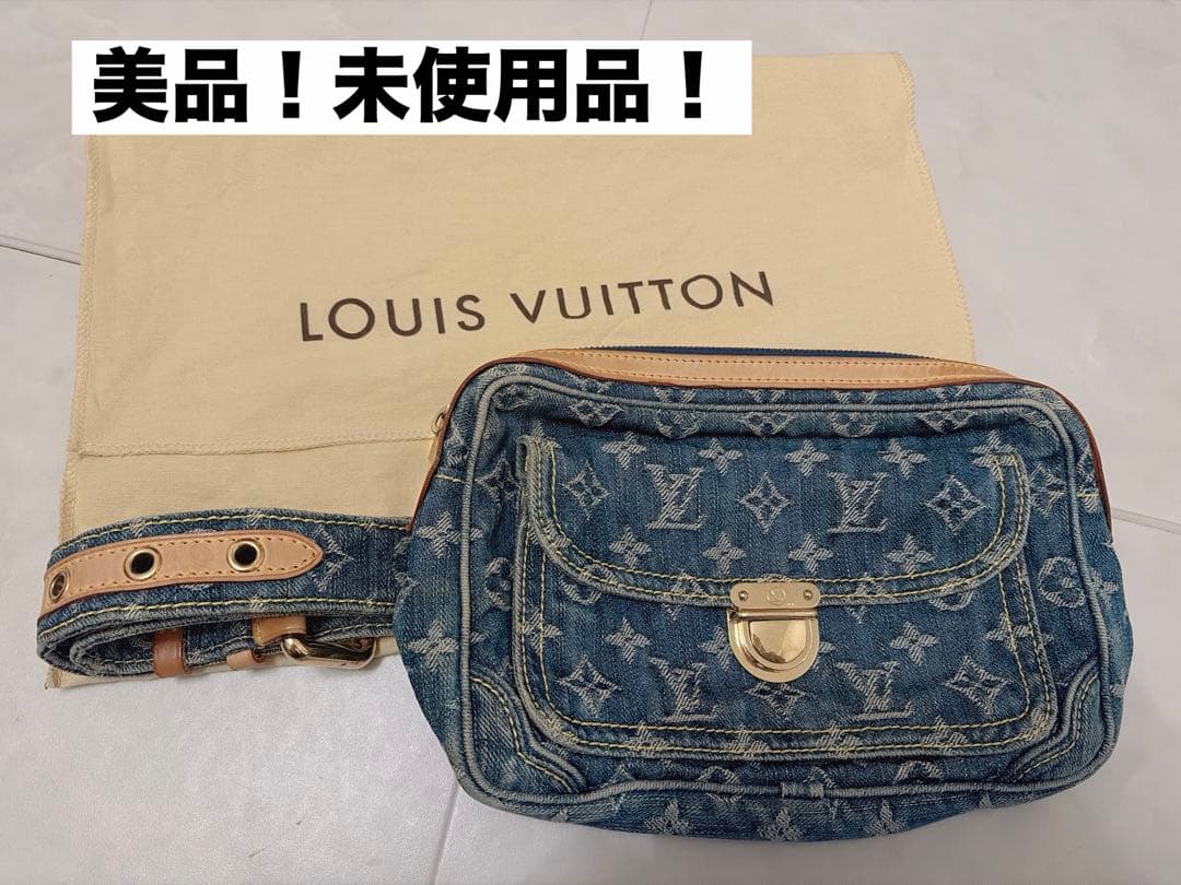 美品　ルイヴィトン　デニムショルダーバッグ 楽天市場】【超美品】 ルイヴィトン ボディバッグ ハイライズ LV