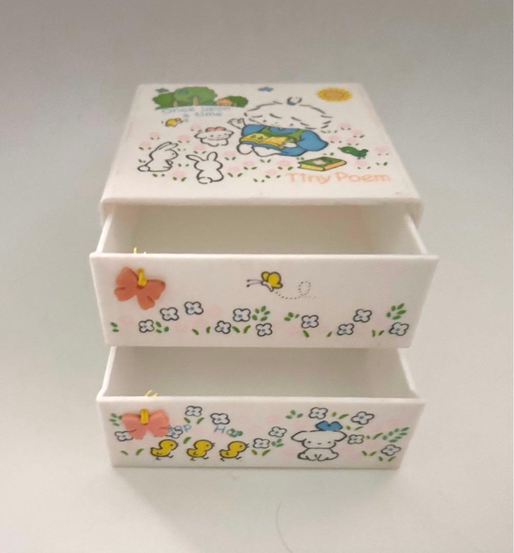 サンリオ♡ 風の子さっちゃん・タイニーポエム 小物入れ 昭和レトロ