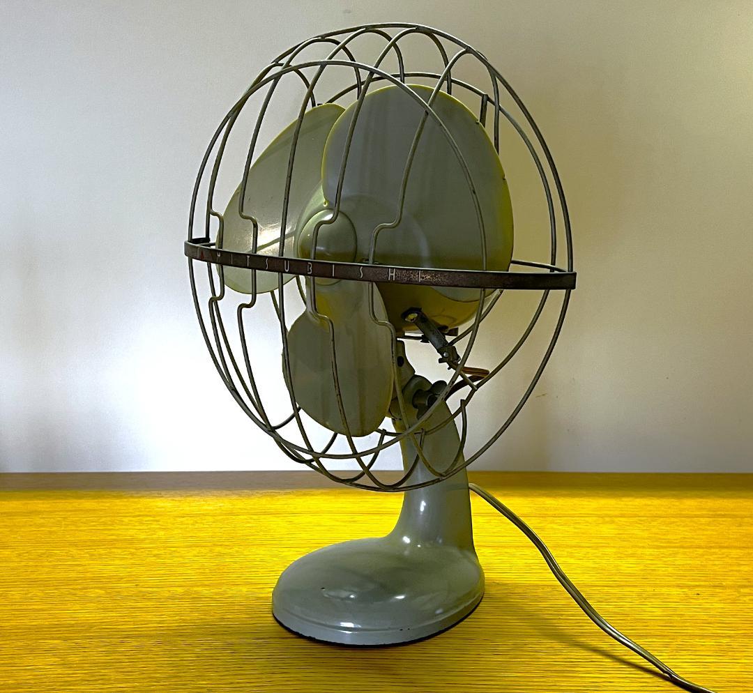 昭和レトロ家電　MITSUBISHI 三菱　卓上扇風機　完動品 昭和】【レトロ】三菱卓上扇風機 【R30-YG】30㎝ 動作確認｜Yahoo