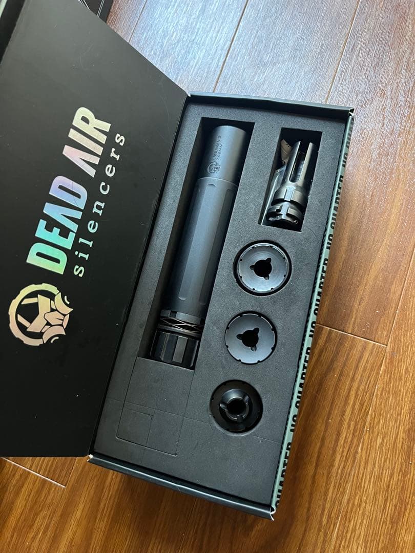 Sandman-Sサイレンサー　レプリカ IRON AIRSOFT DEAD AIR SANDMAN-Sサイレンサー アルマイト フラッシュ