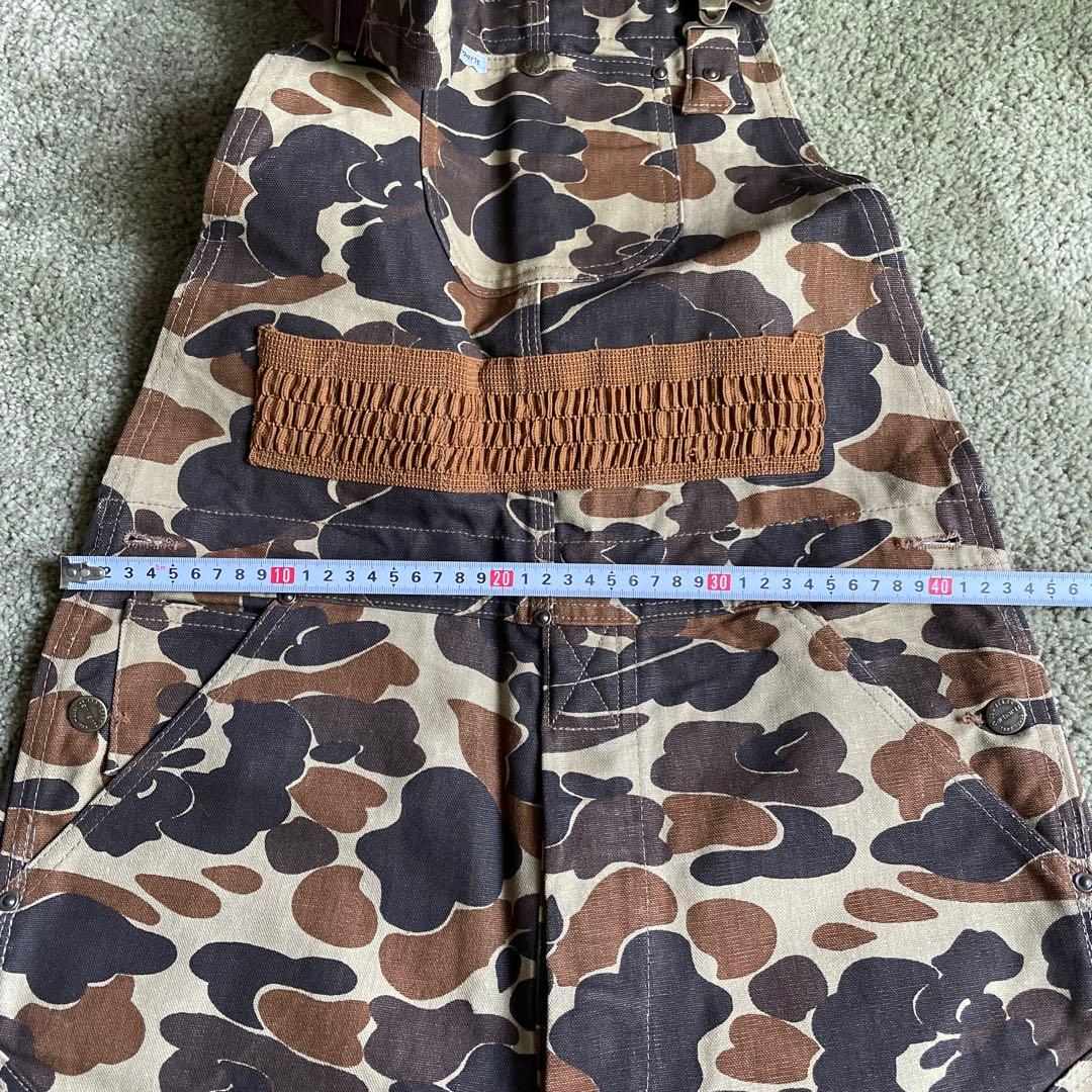 carharttカーハート 100周年 80s オーバーオール カモ ダブルニーの