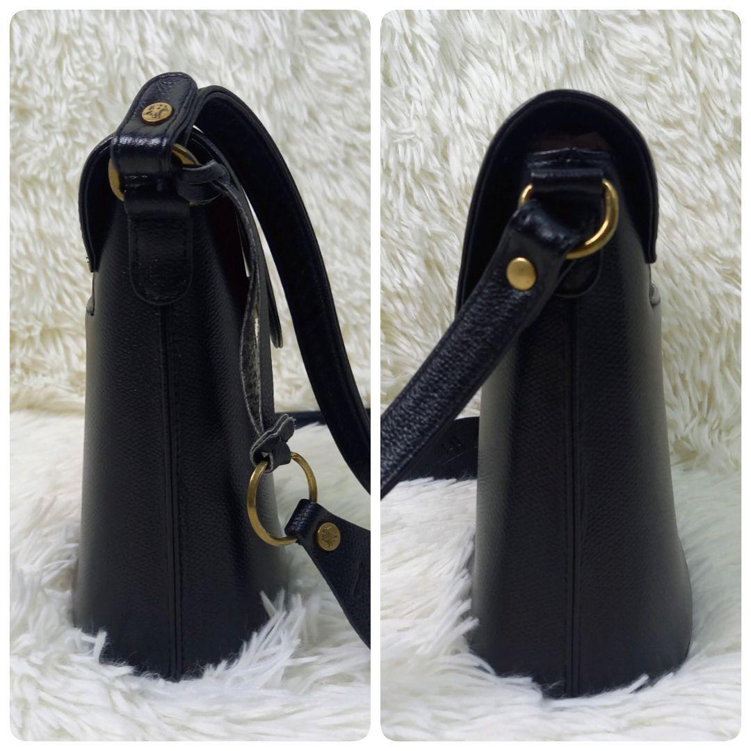 美品✨マーガレットハウエル レザーショルダーバッグ フラップ