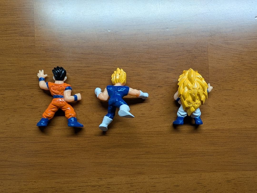 希少】ドラゴンボールZ ミニフィギュア (悟飯・ベジータ・ゴテンクス