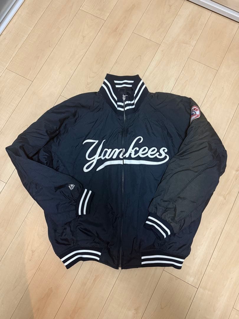 レア2XL Yankees ヤンキース　スタジアムジャケット ネイビー NEW ERA(ニューエラ)スタジャン/スタジアムジャケット/ニューヨーク