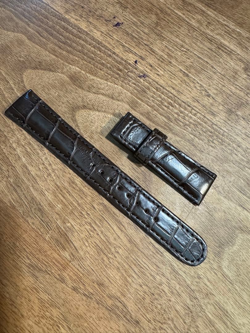 Grand Seiko クロコダイルレザー 時計ベルト 19mm 茶色 Grand Seiko C01901369 SEIKO グランドセイコー 19mm 純正革ベルト