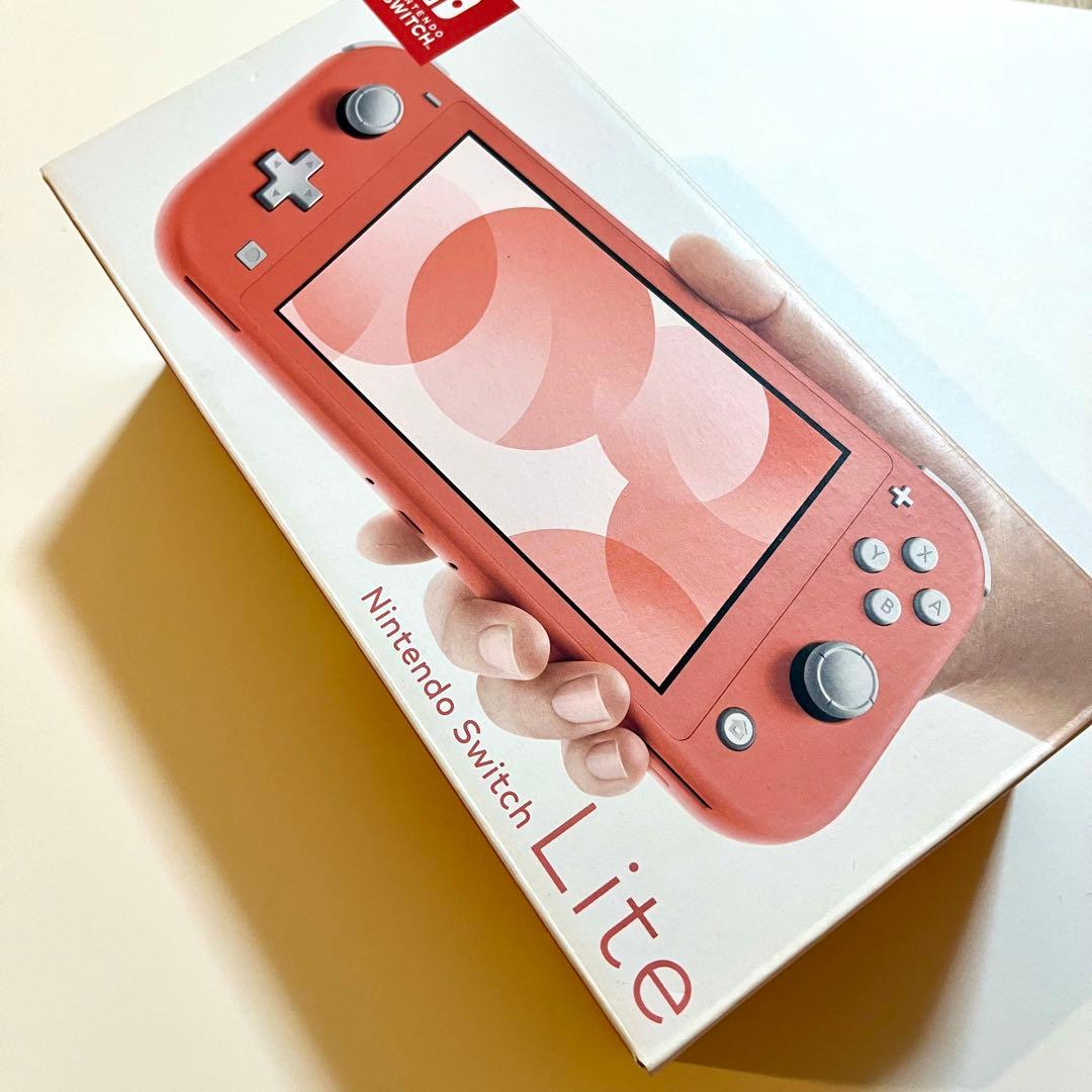 Nintendo Switch Lite コーラルピンク 本体 モンハン セット - メルカリ