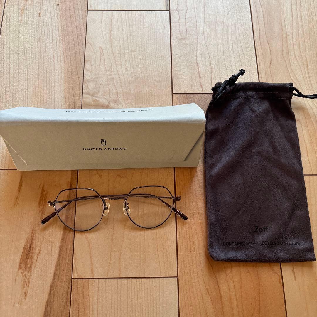 Zoff UNITED ARROWS 伊達メガネ - メルカリ